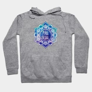 Pura Vida Watercolor Mandala Hoodie